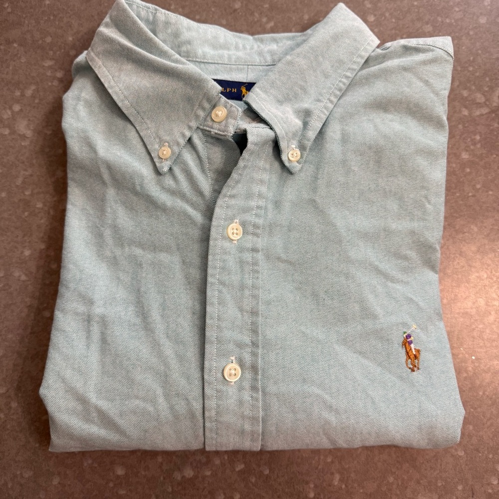 Polo by Ralph Lauren Light Blue Casual Button Down Shirt